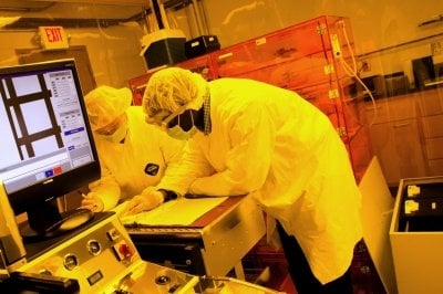 Working in the microfacrication shared facilty